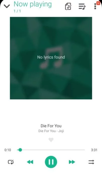 Add Lyrics in Asus Music Player (2)