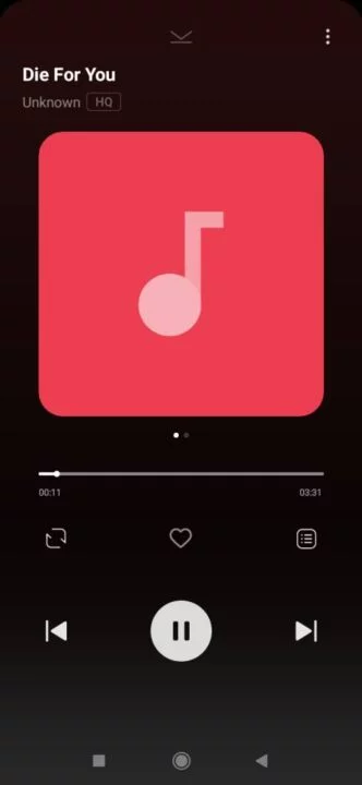 Ad lyrics file in Oppo - realme music player (4)